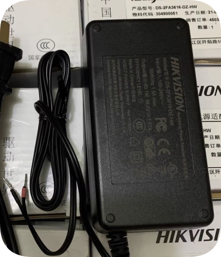 Brand New AYL060P-036V 36V 1.67A 60W Wired Switching Power Supply, Original Hikvision Ha